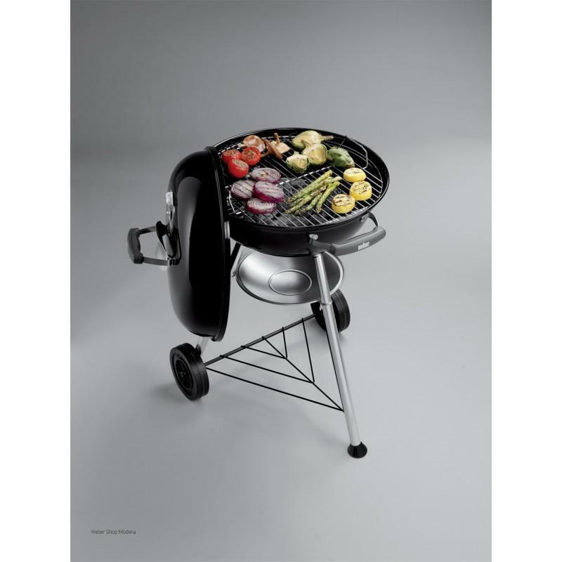 Barbecue Weber Original Kettle 57 Cm - A Carbone, Smaltato, Con Termometro E Sistema One-Touch, Nero - Foto 3
