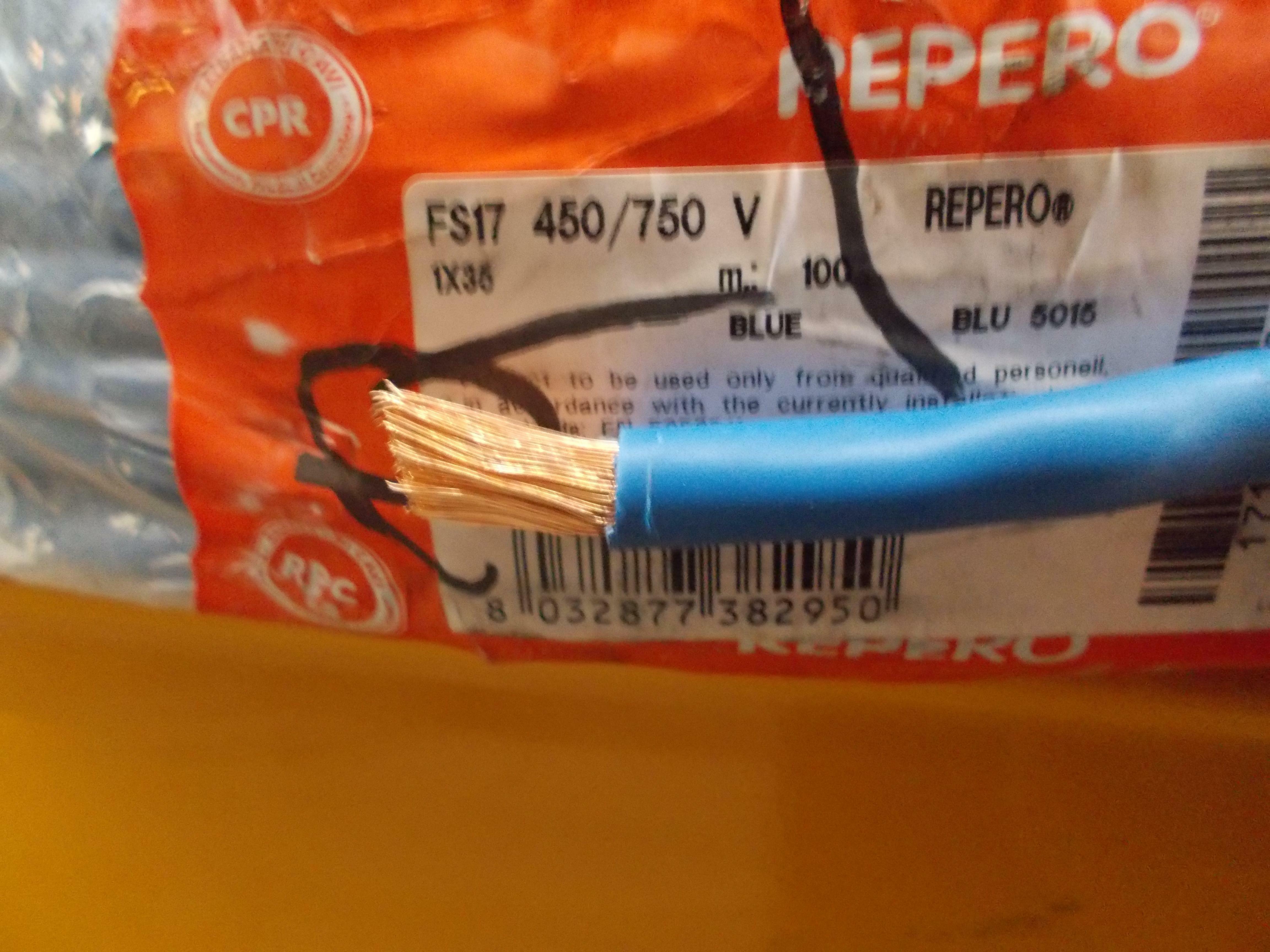 Cavo Elettrico FS17 Nero 1mm² - 50 Metri, Unipolare, Per Impianti Interni, Made In Italy - Foto 2