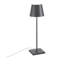  lampada da tavolo nera 230v  