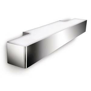 Applique philips ecomoods in alluminio colore cromo 36w luce bianca calda 30422/11/16 304221116
