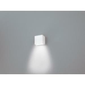 Lampada led monodirezionale da parete 9w luce calda 3000k in alluminio colore bianco ba10/1a/3k/w