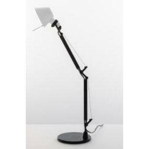Tolomeo micro lampada da tavolo attacco piccolo e14 in alluminio, acciaio colore nero/bianco as01183003