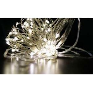 Giocoplast 50 gocce di led bianco caldo su filo di rame a batterie 14219291