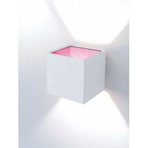 Lampada da parete alea led 6,5w 2700k bianca interno rosa 4561.01.11/xw