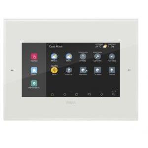 Touch screen domotico  01422.b- ip 7in poe-bianco