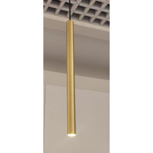 Sospensione led  stick 6.1w 3000k dorato satinato - 1586.25/ww/st