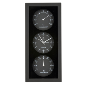 Orologio da parete  12x26cm nero / nero-bianco - ja7071-cf