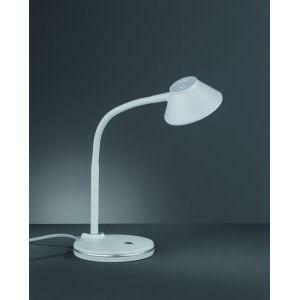 Lampada Bianca da Scrivania Braccio Led Flessibile con Pinza Berry Trio  Lighting