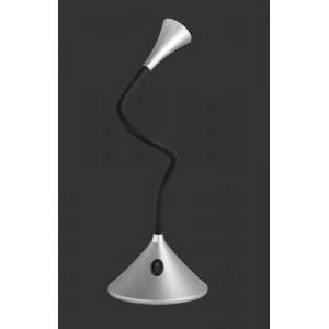 Viper lampada da tavolo/applique led con braccio flessibile alluminio h.32 cm r52391187