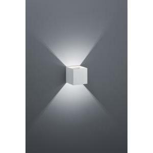Louis applique led cubo bi-direzionale colore alluminio h.10cm 223310105