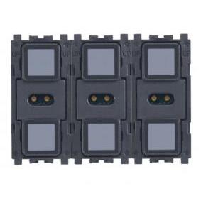 Comando domotico  eikon tactil 21540.1- 6 pulsanti 3 moduli
