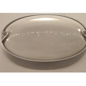 Prisma plafoniera chip ovale 25 colore grigio metallizzato 21w 005704