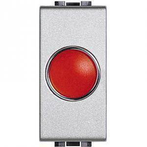 Livinglight tech porta lampade con diffusore rosso nt4371r