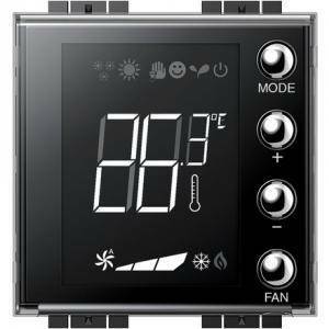 Livinglight myhome termostato con display 2moduli od bus ln4691