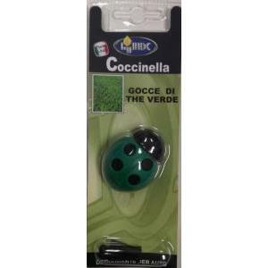 Deodorante per auto coccinella al the verde 15689