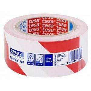 Nastro Per Intonaco In PVC Rinforzato Tesa - 33m X 50mm, Arancione - Resistente A Intemperie E UV, Per Esterni