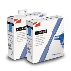 Hellermann tyton termorestringente 2:1 mb 6,4/3 ,2 bu 5 metri blu 300-30646