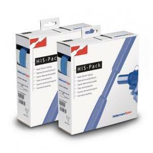 Hellermann tyton termorestringente 2:1 mb 9,5/4 ,7 bu 5 metri blu 300-30956