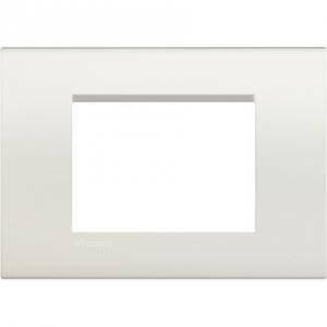 Livinglight placca quadra 3 moduli colore bianca lna4803bi
