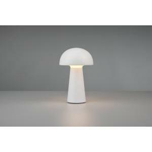 Lennon lampada da appoggio led da esterno fungo ricaricabile usb bianca touch 4 intensita' h. 22cm ip 44  r52176101