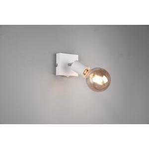 Vannes spot singolo orientabile bianco con interruttore lampadina esclusa r80181731