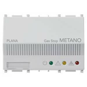 Plana rivelatore elettrico di fughe di gas metano 230v colore silver 14420.sl