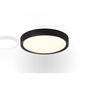 Plafoniera  clarimo 659011832 nero opaco 18w 3000k ip44