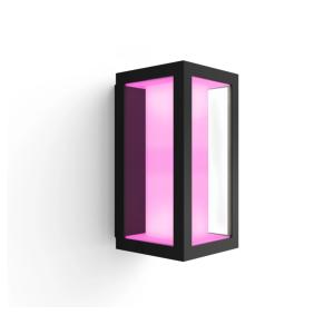 Lampada da parete led  impress colore nero da esterno 8w - 1742930p7