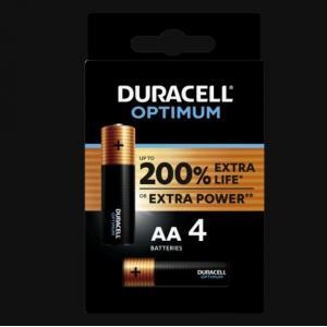 Blister 4 batterie stilo  optimum - 200% di extra durata optimum/aa