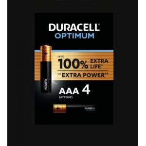 Blister 4 batterie ministilo  optimum - 200% extra durata optimum/aaa
