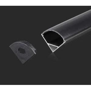 Profilo alluminio angolare  2874 vt-8109-200cm-nero