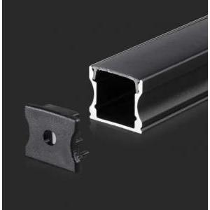 Profilo alluminio  2878 vt-8110-200cm-nero