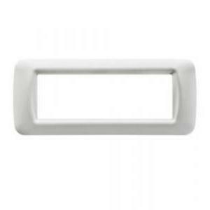 Placca 6 posti colore bianco nuvola top system gw22506