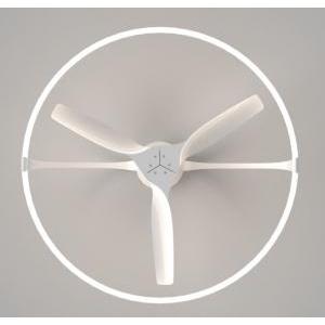 Plafoniera ventilatore nepal  7801-led 55w-bianco