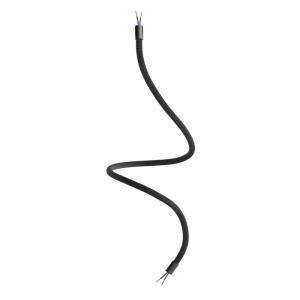 Kit tubo flessibile creative-cables di estensione rivestito in tessuto color nero ferro - kflex90vnrz30