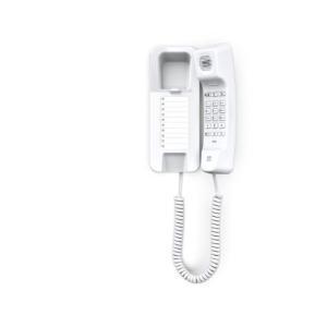 Telefono a filo gigaset salvaspazio bianco - desk200white