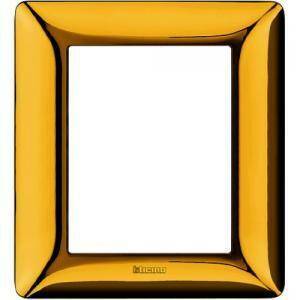 Matix placca 3+3 moduli color oro lucido am4826gor