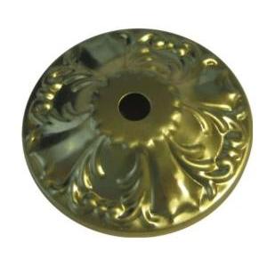 Rosone  diametro 80mm metallo decorato ottone - 70611