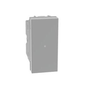 Deviatore assiale  matixgo 1p 10ax illuminabile grigio - jg4053