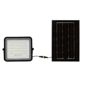 Kit pannello solare con proiettore   luce naturale  4000k 3metri di cavo batteria sostituibile - 7822 vt-40w