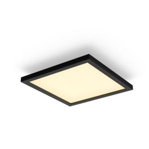 Pannello led quadrato  aurelle 2200-6500k white ambiance nero - 15901300