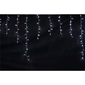 Tenda sfalsata natalizia 144 led luce bianca con flash 14410298