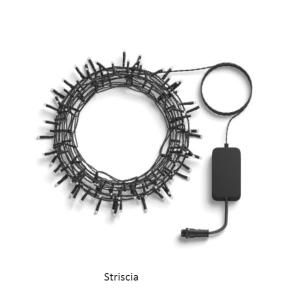 Stringa di luci  festavia 250 led 20 metri cavo nero - 24662100