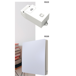 Kit  dimmer smart 230v e pulsante wireless singolo - 9302