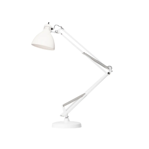 Lampada da tavolo  naska grande orientabile 1x max 46w e27 bianco - f810010200bine