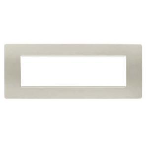 Placca 7 moduli 11807.sb sabbia  flexa