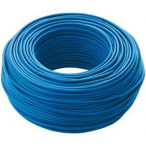 100 metri cavo unipolare cordina fs17 blu sezione 1x1.5mmq n07v-k1x1.5bl fs17-1.5bl/b100
