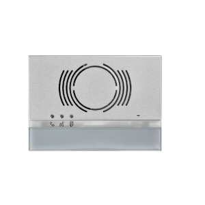 Frontalino  alpha per posto esterno audio grigio - 1168/130g