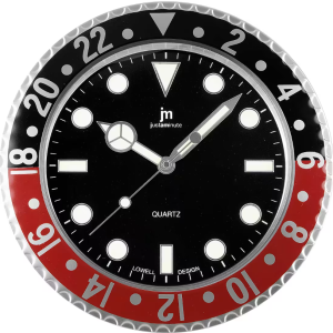 Orologio da parete  diametro 34cm rosso - 14936r