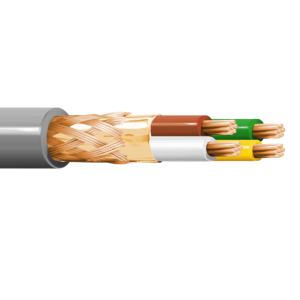 Cavo elettrico schermato pvc 3x1,00 mmq  cc-31grb500 cavo al metro
